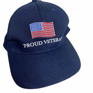 Barona Proud Veteran Baseball Hat American Flat